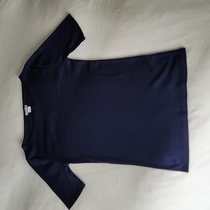 NWT J.CREW FACTORY Perfect Fit Open Neck Tee, Size XS